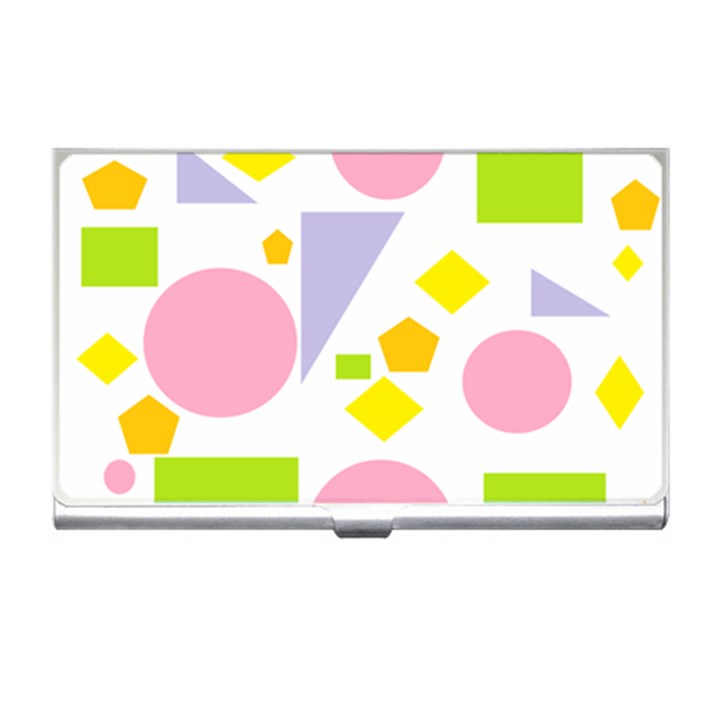 Spring Geometrics Business Card Holder