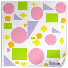 Spring Geometrics Canvas 16  X 16  (unframed) by StuffOrSomething