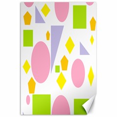 Spring Geometrics Canvas 24  X 36  (unframed) by StuffOrSomething