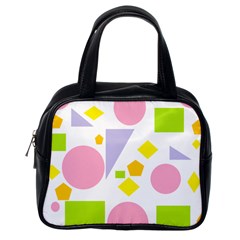 Spring Geometrics Classic Handbag (one Side) by StuffOrSomething