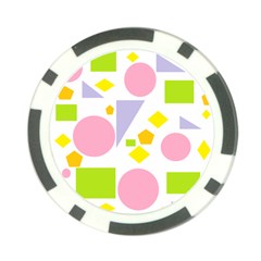 Spring Geometrics Poker Chip (10 Pack) by StuffOrSomething