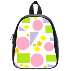 Spring Geometrics School Bag (small)