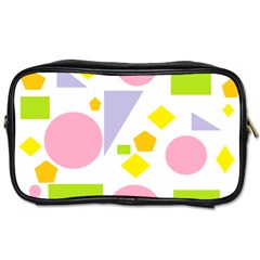 Spring Geometrics Travel Toiletry Bag (two Sides) by StuffOrSomething