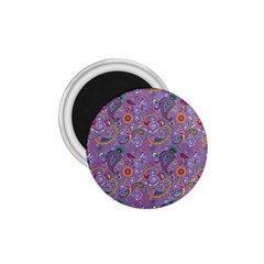 Purple Paisley 1 75  Button Magnet by StuffOrSomething