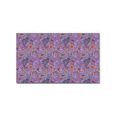 Purple Paisley Sticker 100 Pack (rectangle)