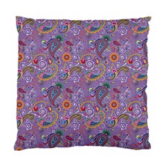 Purple Paisley Cushion Case (single Sided)  by StuffOrSomething