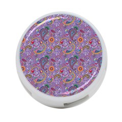 Purple Paisley 4-port Usb Hub (two Sides) by StuffOrSomething