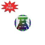 Mine 1  Mini Button (10 pack) Front