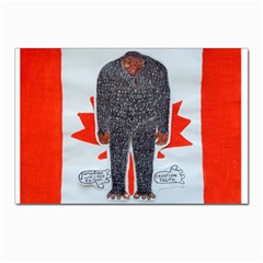 Big Foot H, Canada Flag Postcards 5  X 7  (10 Pack) by creationtruth