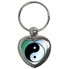 Ying Yang  Key Chain (Heart)