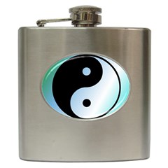 Ying Yang  Hip Flask