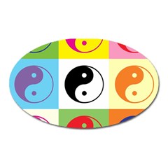 Ying Yang   Magnet (oval) by Siebenhuehner