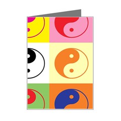 Ying Yang   Mini Greeting Card by Siebenhuehner