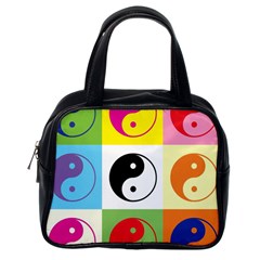 Ying Yang   Classic Handbag (one Side) by Siebenhuehner