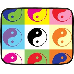 Ying Yang   Mini Fleece Blanket (two Sided) by Siebenhuehner