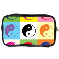 Ying Yang   Travel Toiletry Bag (one Side) by Siebenhuehner