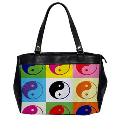 Ying Yang   Oversize Office Handbag (one Side) by Siebenhuehner