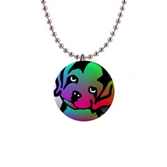 Dog Button Necklace by Siebenhuehner