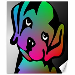 Dog Canvas 8  X 10  (unframed) by Siebenhuehner