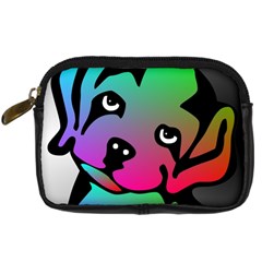 Dog Digital Camera Leather Case by Siebenhuehner