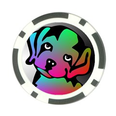 Dog Poker Chip (10 Pack) by Siebenhuehner