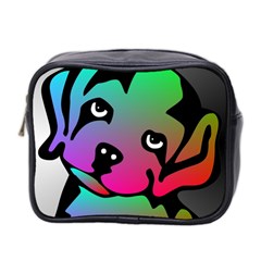 Dog Mini Travel Toiletry Bag (two Sides) by Siebenhuehner