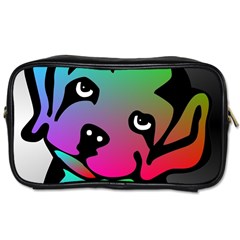 Dog Travel Toiletry Bag (one Side) by Siebenhuehner