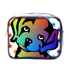 Dog Mini Travel Toiletry Bag (one Side) by Siebenhuehner