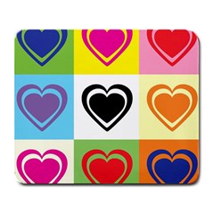 Hearts Large Mouse Pad (rectangle) by Siebenhuehner