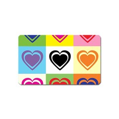 Hearts Magnet (name Card) by Siebenhuehner