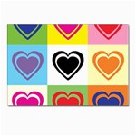 Hearts Postcard 4 x 6  (10 Pack) Front