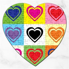 Hearts Jigsaw Puzzle (heart) by Siebenhuehner