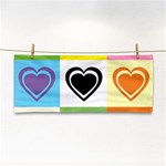 Hearts Hand Towel Front