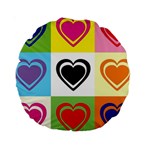 Hearts 15  Premium Round Cushion  Front