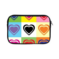 Hearts Apple Ipad Mini Zippered Sleeve by Siebenhuehner