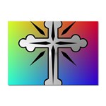 Cross A4 Sticker 10 Pack Front