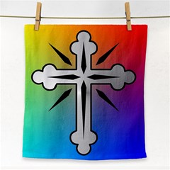 Cross Face Towel by Siebenhuehner