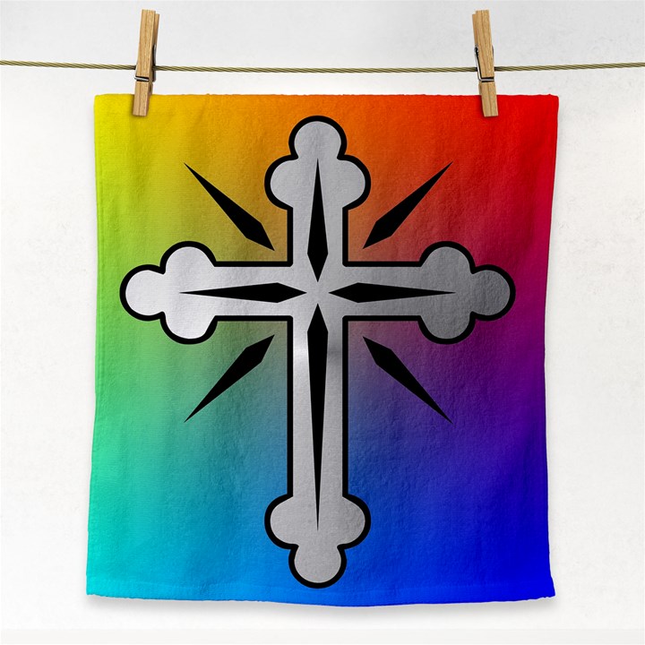 Cross Face Towel