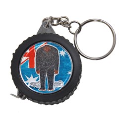 Big Foot H,australia Flag Measuring Tape by creationtruth