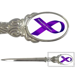 Fibro Awareness Ribbon Letter Opener by FunWithFibro