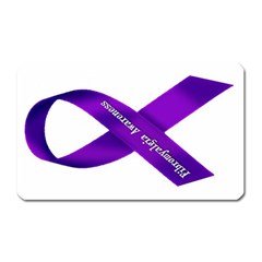 Fibro Awareness Ribbon Magnet (rectangular) by FunWithFibro