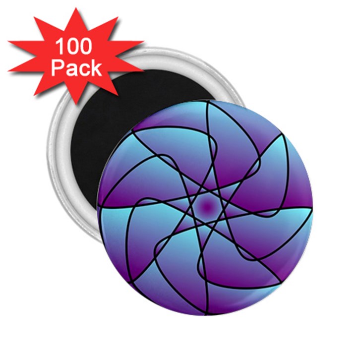 Pattern 2.25  Button Magnet (100 pack)