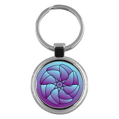 Pattern Key Chain (round) by Siebenhuehner