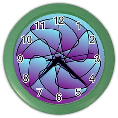 Pattern Wall Clock (color) by Siebenhuehner