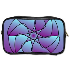 Pattern Travel Toiletry Bag (two Sides) by Siebenhuehner