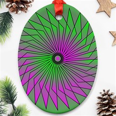 Pattern Oval Ornament by Siebenhuehner