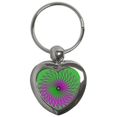 Pattern Key Chain (heart) by Siebenhuehner