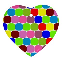 Color Heart Ornament