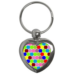 Color Key Chain (heart) by Siebenhuehner