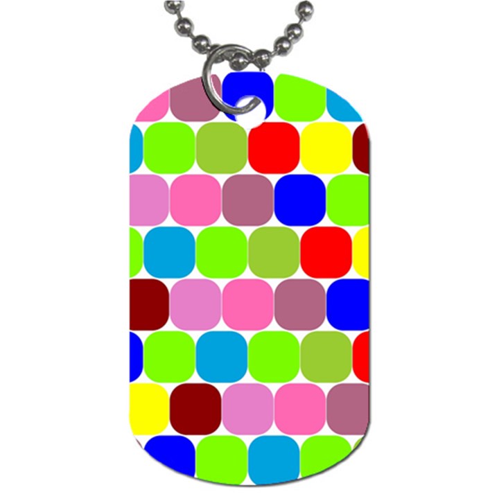 Color Dog Tag (One Sided)